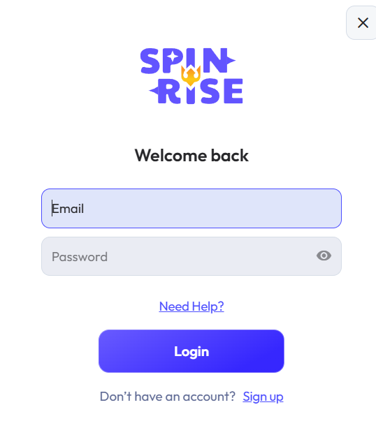spinrise login